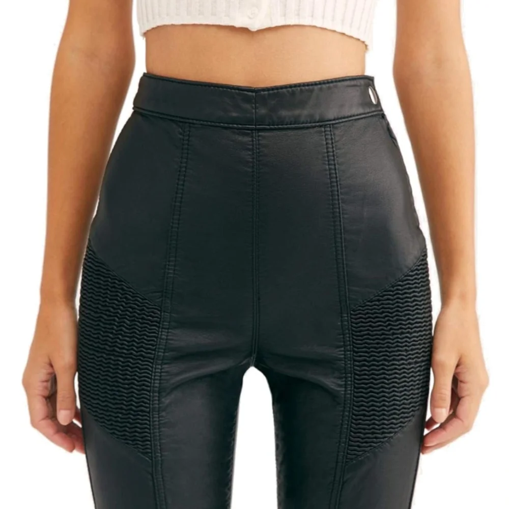 NWT Free People Black Tactical Pants - Picture 3 of 5